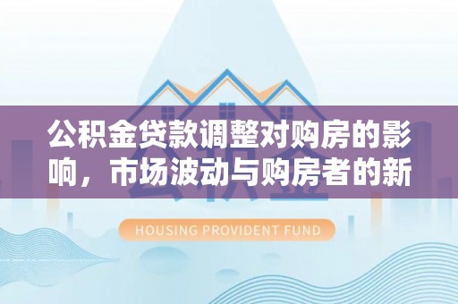 剑阁公积金贷款调整对购房的影响，市场波动与购房者的新选择