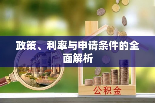 剑阁政策、利率与申请条件的全面解析