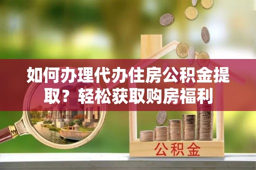 剑阁如何办理代办住房公积金提取？轻松获取购房福利
